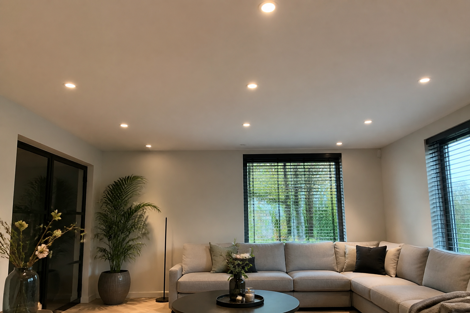 Inbouw LED spots woonkamer